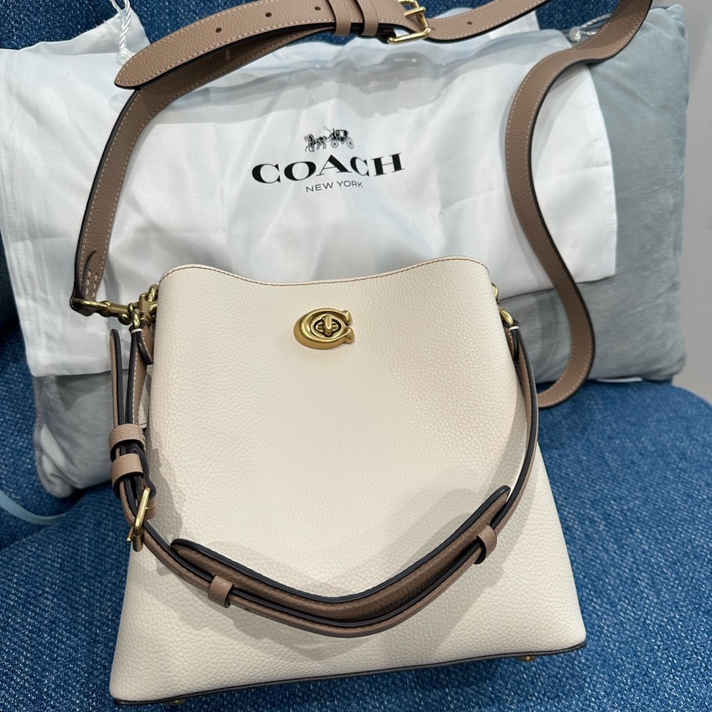 Coach Cream and Tan Women's Bag